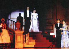 1988年『風と共に去りぬ』。1977～78年の初演、1984年の再演に続く再々演