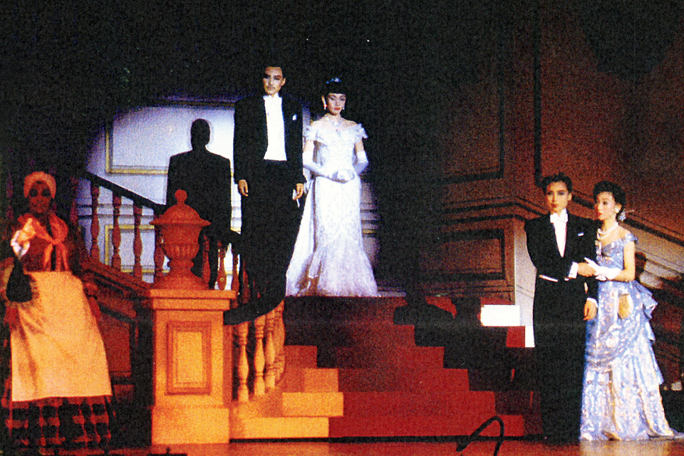 1988年『風と共に去りぬ』。1977～78年の初演、1984年の再演に続く再々演